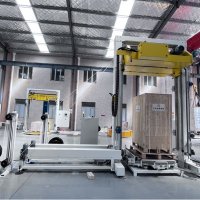 棧板打包機(jī)包裝工業(yè)桶怎么處理滑帶的問題